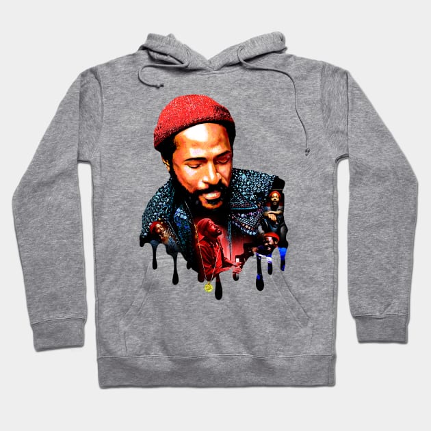 MARVIN GAYE Hoodie by Wkenca Barada